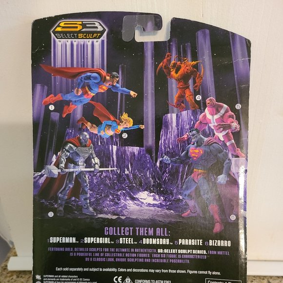 DC Super Heroes- S3 Select Sculpt Series Bizarro - Picture 4 of 5
